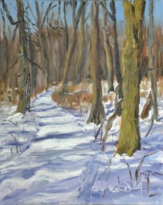 Title: Well travelled Path. Location: Ojibway 8 x 10 framed Donated to Rankin Family Fundraiser.