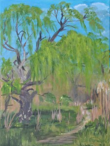 Battle Scarred Two.  12 x 16 Acrylic on Canvas  $150.